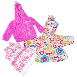 Lot of 3 kids fleece sweaters Sz 6 M